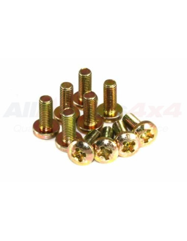 M8 X 20 Pan Rec M/Tornillos Z/Amarillo