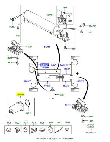 Conjunto deshidratador aire compresor