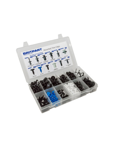 Caja de grapas y clips 280 piezas -...