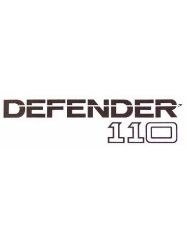 Adhesivo Trasero Defender 110 Negro -...