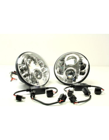 Pareja de faros 7" Luz Principal Led...